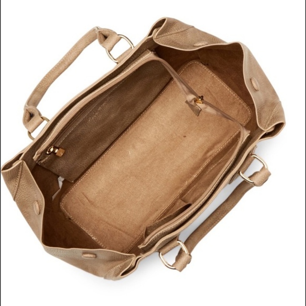 CLOSEOUT!!!Pink Haley Rhiannon Tote in Brown - Picture 3 of 3